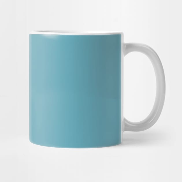 Teal Blue Plain Solid Color by squeakyricardo